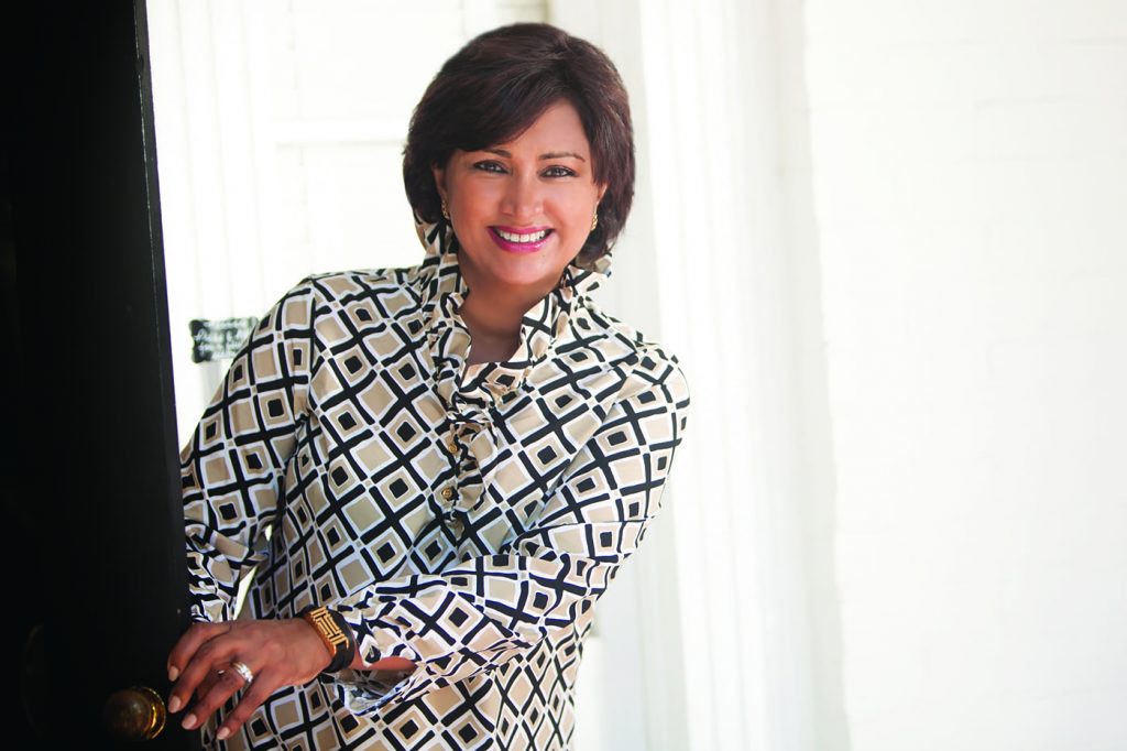 Spartanburg, SC Wofford College's first lady, Prema Samhat, shares her life experiences and reflects on cultural and professional transitions.