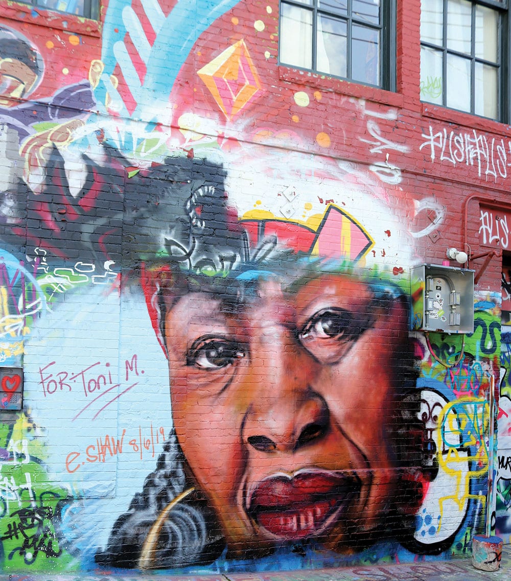 Mural of Toni in Baltimore, Maryland