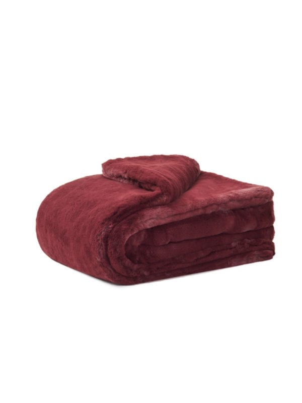 apparis shirley faux-fur blanket
