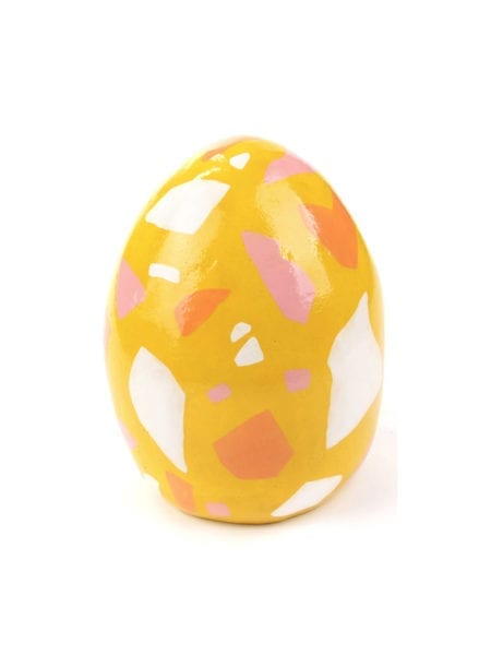 Lorien Stern Shooting Star Ceramic Egg Sculpture
