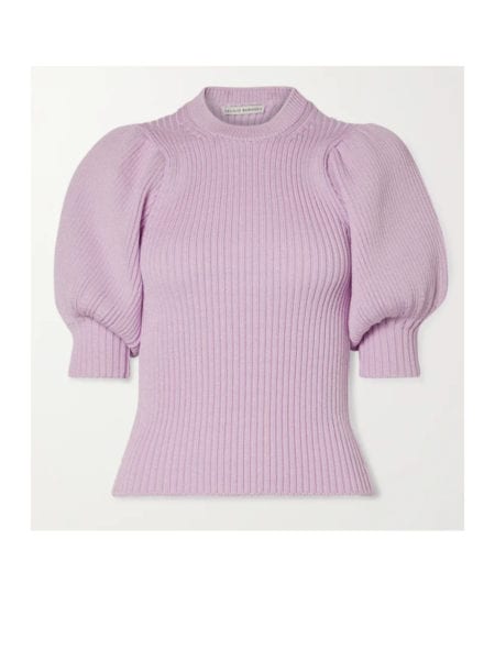 Cecilie Bahnsen Maddy ribbed-knit top