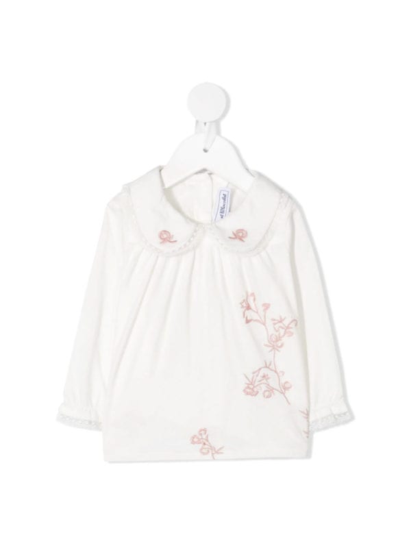 Tartine Et Chocolat floral embroidered blouse