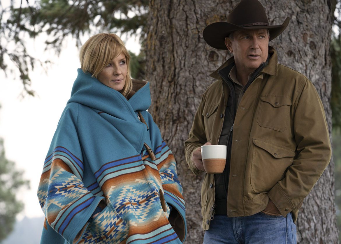 John and Beth Dutton from the show Yellowstone