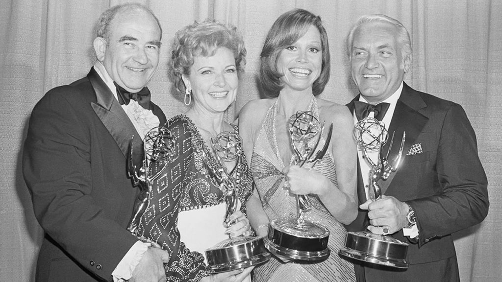 Betty White winning an Emmy