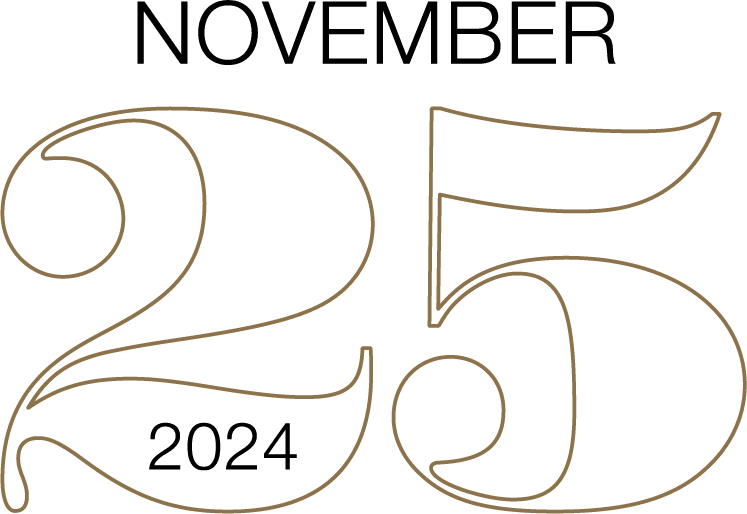 November 25, 2024 text graphic