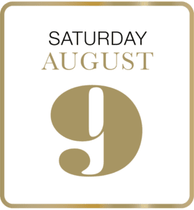 Saturday, August 9 icon